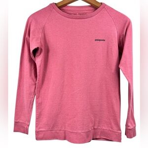 Patagonia Women's Long Sleeve Tee in Rose Pink